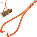 Log Skidding Tongs, 32 inch 2 Claw Log Lifting Tongs, Heavy Duty Rotating Steel Lumber Skidding Tongs, 1543 lbs/700 kg Loading Capacity, Log Lifting, Handling, Dragging & Carrying Tool VEVOR