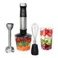 MegaChef 4 in 1 Multipurpose Immersion Hand Blender With Speed Control and Accessories MEGACHEF
