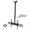 MegaMounts Heavy Duty Tilting Ceiling Televeision Mount for 37" to 70" LCD, LED and Plasma Televisions with HDMI Cable MegaMounts