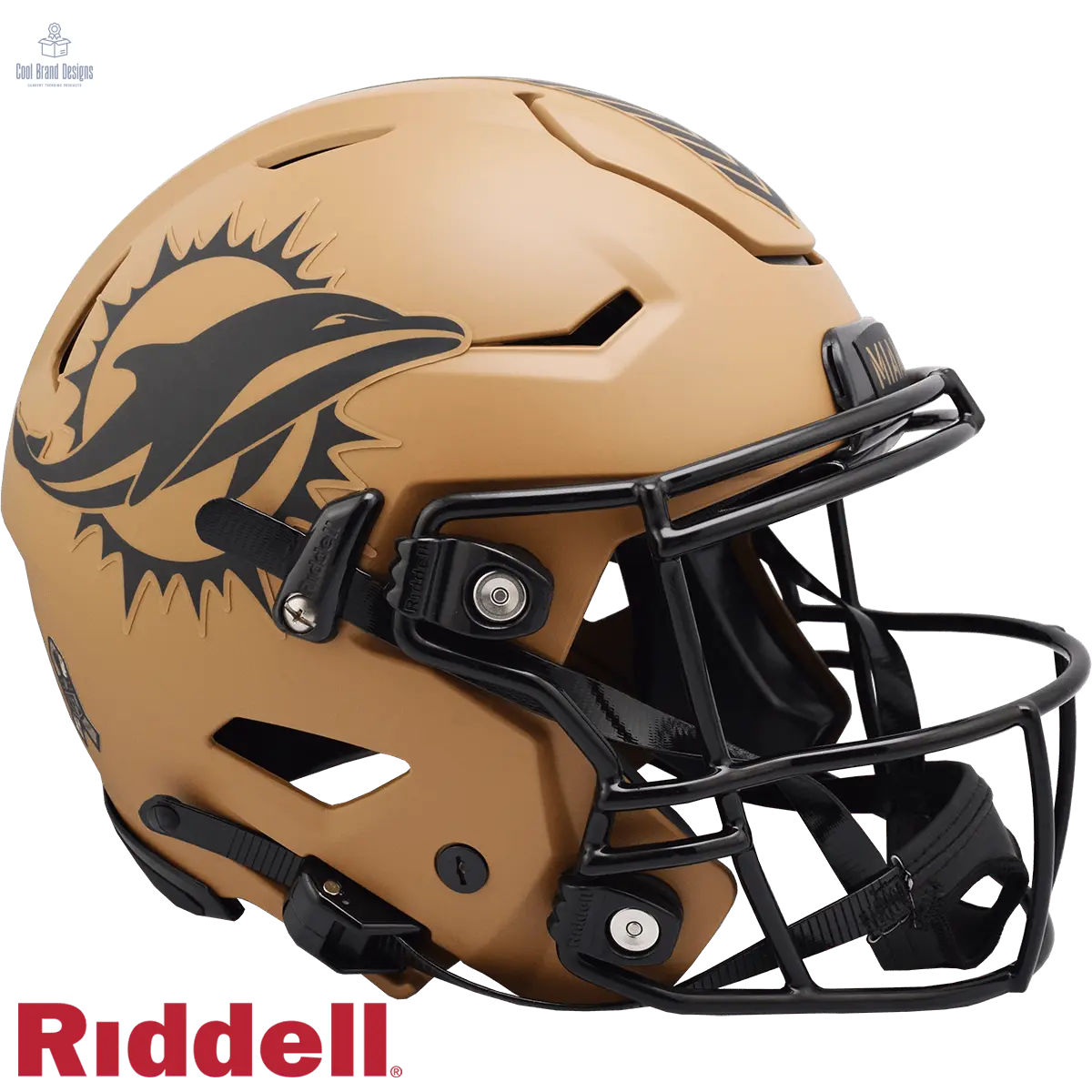 Miami Dolphins Helmet Riddell Authentic Full Size SpeedFlex Style Salute To Service 2023 - Cool Brand Designs