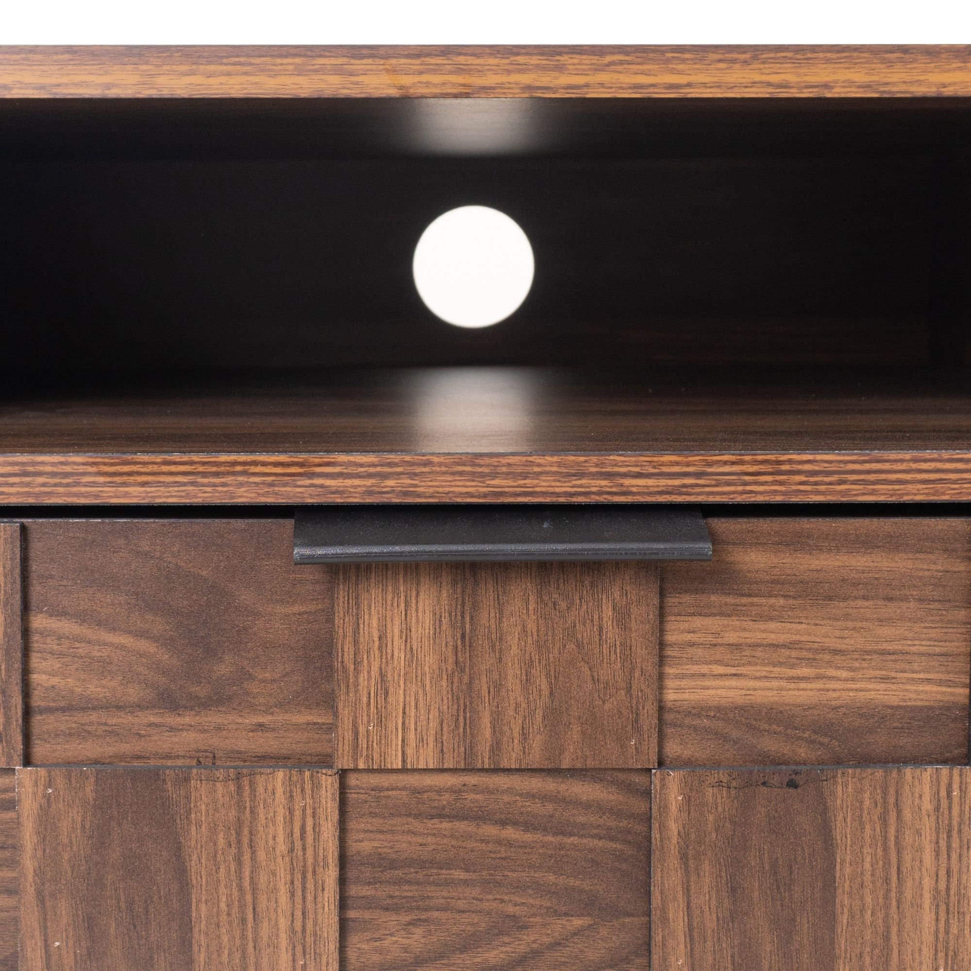 Mid Century TV Stand with 2 Drawers, Media Console Table for TVs up to 85'', Entertainment Center with Storage for Living room, Bedroom, Home Theatre - Cool Brand Designs