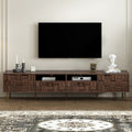 Mid Century TV Stand with 2 Drawers, Media Console Table for TVs up to 85'', Entertainment Center with Storage for Living room, Bedroom, Home Theatre - Cool Brand Designs