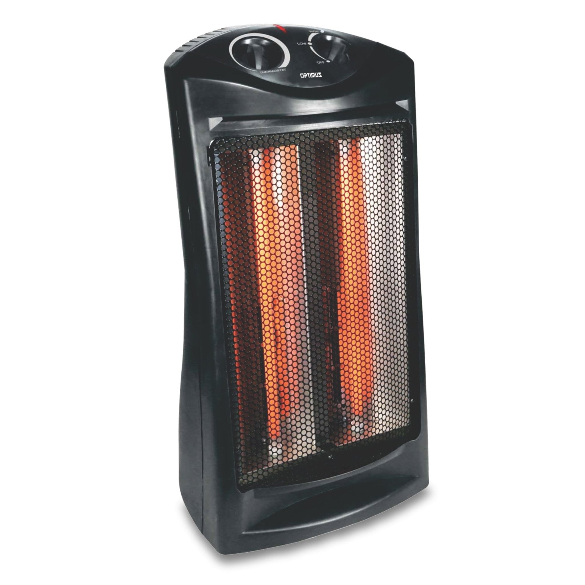 Optimus Fan Forced Tower Quartz Heater with Thermostat OPTIMUS