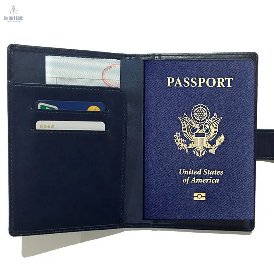 Passport Wallet with RFID Safe Lock - Cool Brand Designs