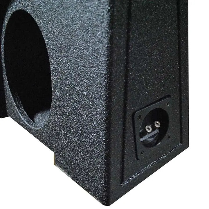 Qpower QBOMB Dual 12" Vented Empty Box Behind Seat Mount - Cool Brand Designs