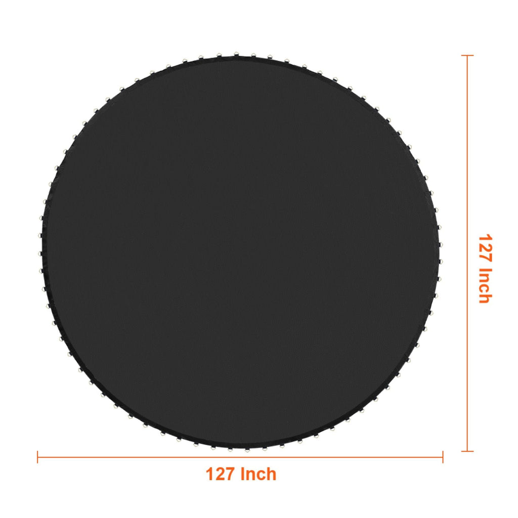 Replacement Trampoline Mat, Jumping Mat Fits 12ft Frame, Universal Jumping Mat for 12ft Round Trampoline, Reinforce UV-Resistant Mat with Spring Tool & Durable V-Rings, Fit 5.5" Spring Length - Cool Brand Designs