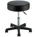Rolling Stools with Wheels, 400 LBS Weight Capacity Adjustable Height Stool with Ultra-Thick Seat Cushion, Swivel Stools Chair for Salon, Bar, Home, Office, Tatoo, Medical, Massage, Black VEVOR