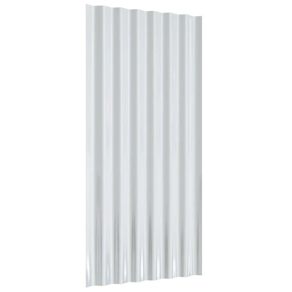 Roof Panels 12 pcs Galvanized Steel Green 31.5"x14.2" - Cool Brand Designs