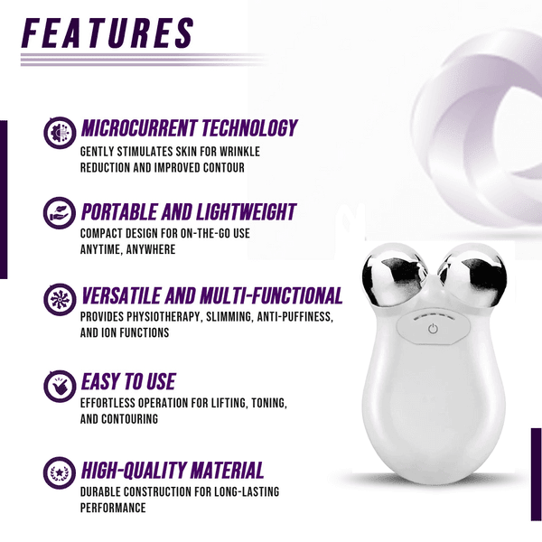 Set of 3- Lift, Sculpt and Glow Toolkit - LED Therapy, Electric Gua Sha and Microcurrent Toning Device for Radiant Skin - At-Home Facial Massager, Anti-Aging Beauty Set - Cool Brand Designs