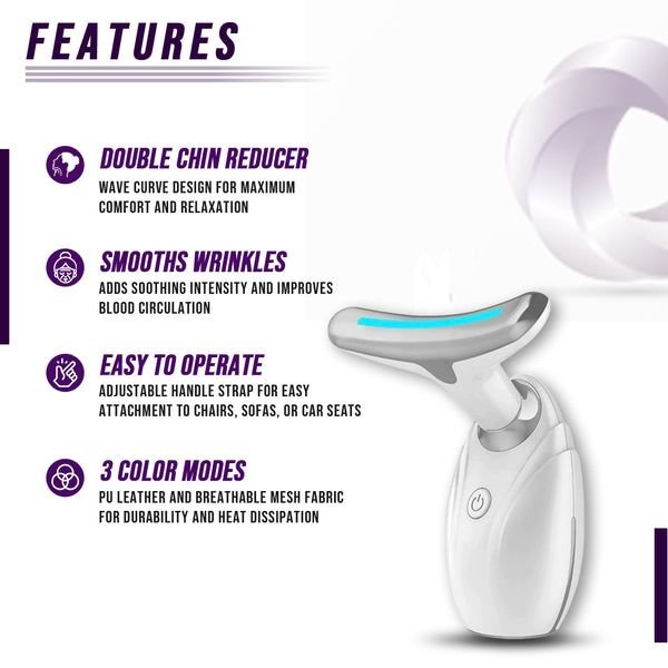 Set of 3- Lift, Sculpt and Glow Toolkit - LED Therapy, Electric Gua Sha and Microcurrent Toning Device for Radiant Skin - At-Home Facial Massager, Anti-Aging Beauty Set - Cool Brand Designs