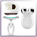 Set of 3- Lift, Sculpt and Glow Toolkit - LED Therapy, Electric Gua Sha and Microcurrent Toning Device for Radiant Skin - At-Home Facial Massager, Anti-Aging Beauty Set - Cool Brand Designs