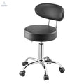 Shop Stool with Backrest, Pneumatic Garage Seat/Work Stool with Wheels, 300 lbs Load - Cool Brand Designs