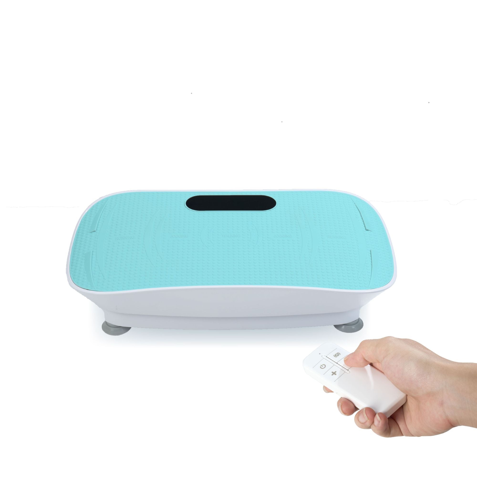 Silent Vibration Platform Crazy Fitness Massage 10-Frequency Weight Loss & Fat Burner Body Shaking Machine For Unisex Blue - Cool Brand Designs