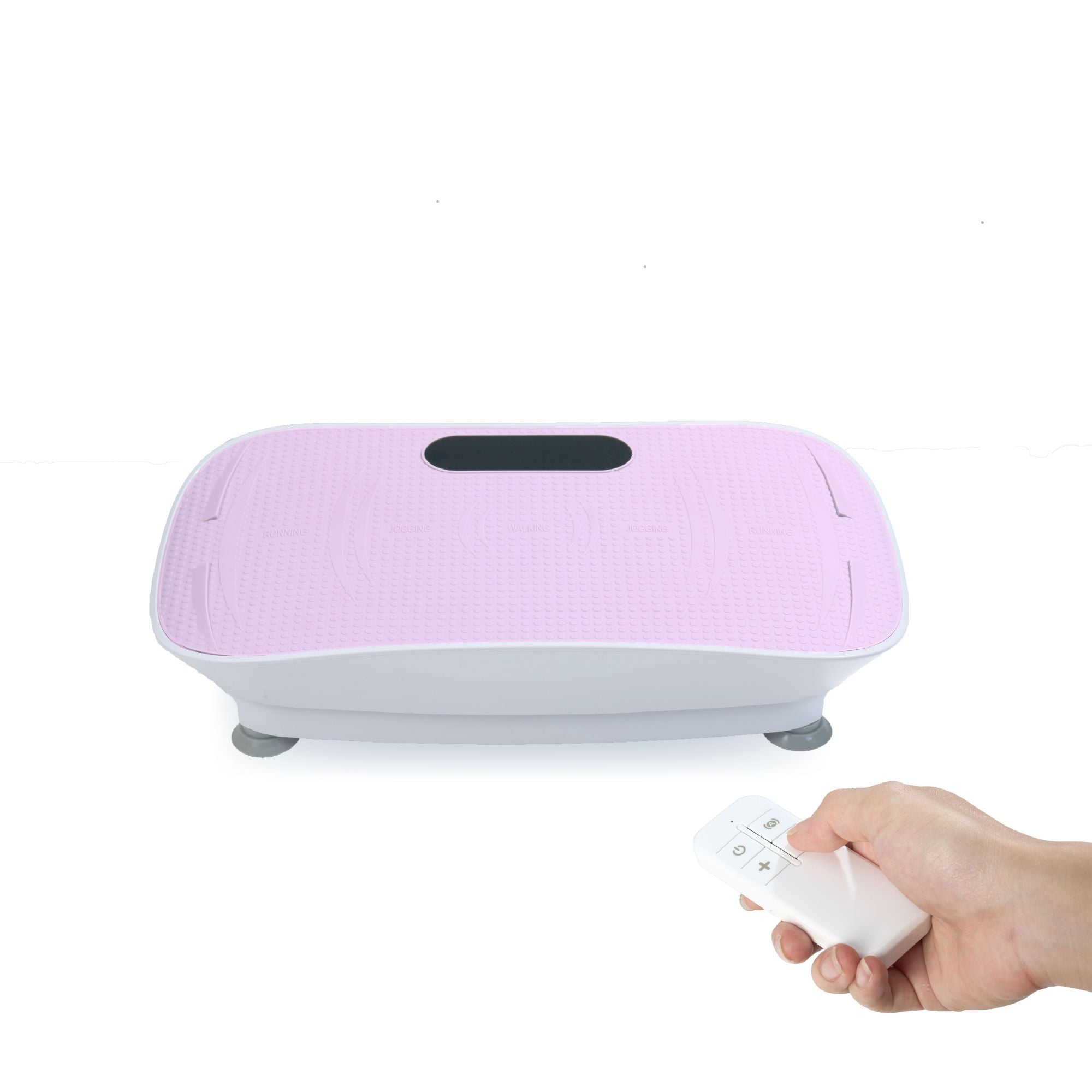 Silent Vibration Platform Crazy Fitness Massage 10-Frequency Weight Loss & Fat Burner Body Shaking Machine For Unisex Pink - Cool Brand Designs