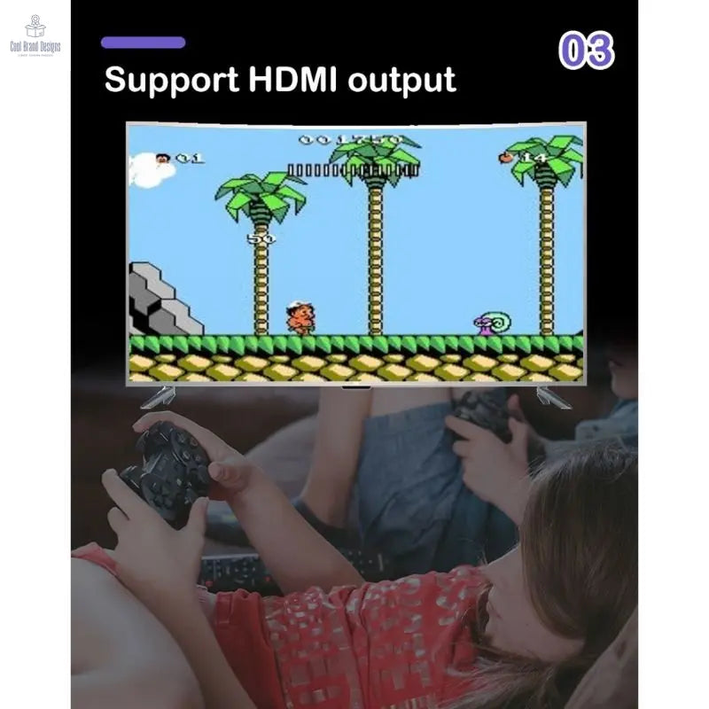 SNES HD TV Video Game Console Built - in 821 Games Dual Handheld Retro Wired Controller US plug - Cool Brand Designs