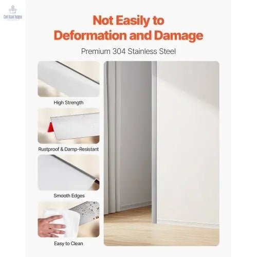 Stainless Steel Wall Corner Protector, 2 x 2 x 48 inch, 10 Pack Metal Corner Guards, 304 Stainless Steel Edge Trim 90 - Degree Angle for Home,Office,Commercial Wall Protection, with 3m Tape - Cool Brand Designs