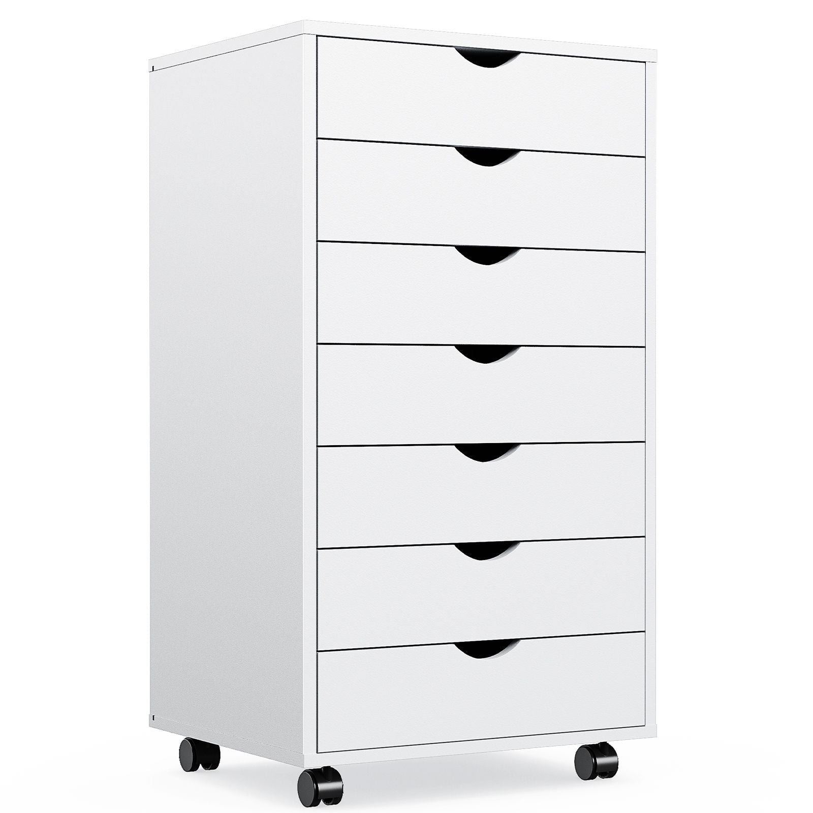 Storage Cabinet Dressers with Wheels Mobile Organizer Drawers for Office, Bedroom, Home - Cool Brand Designs