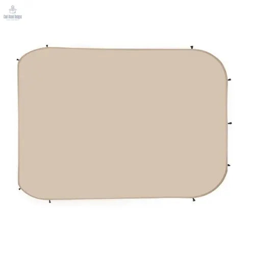 Sun Shade Sail Canopy Covers, Fit for 12 x 11 ft Screen House Tent, Sun Protection, 5.51 x 4.59 ft 300D Oxford Silver - Coated Fabric, Pack of 3 (Not Include Tent), for Outdoor Activities, Beige - Cool Brand Designs