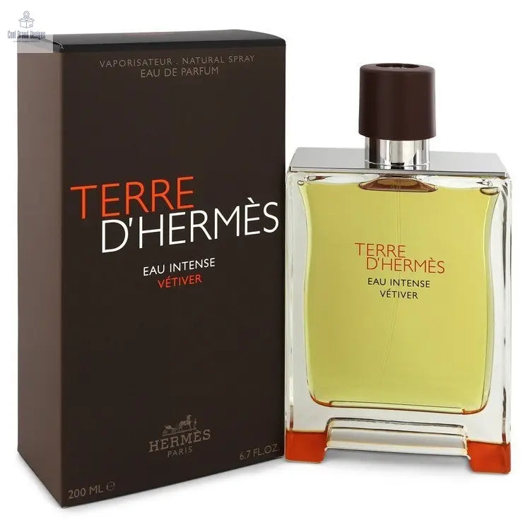 Terre D'hermes Eau Intense Vetiver by Hermes Eau De Parfum Spray 6.8 oz (Men) - Cool Brand Designs