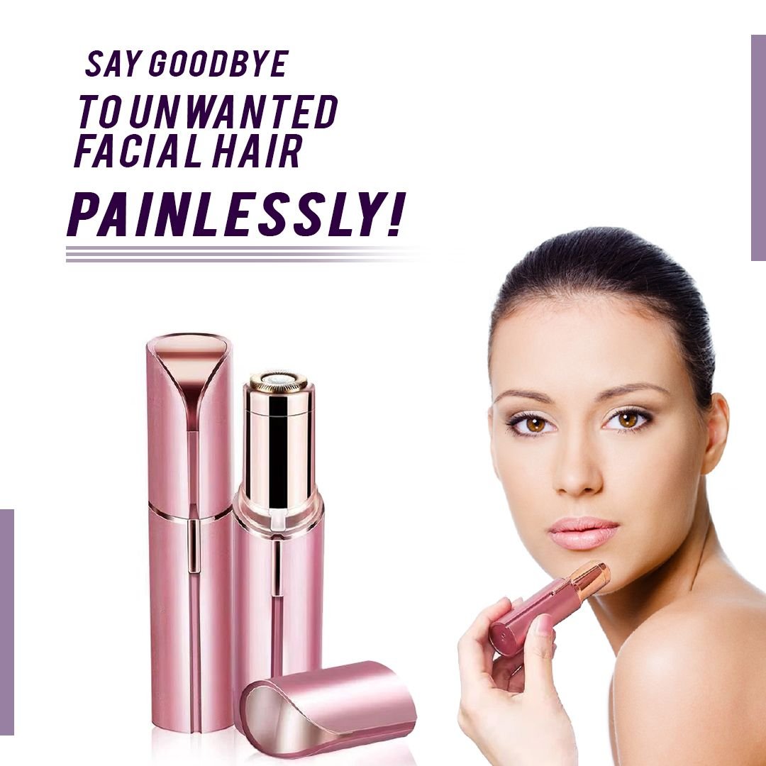 The Effortless Beauty Kit 3-in-1 Painless Facial Hair Remover, Precision Electric Eyebrow Trimmer & Rechargeable Heated Eyelash Curler Grooming Set for Smooth Skin and Long-Lasting Curled Lashes - Cool Brand Designs