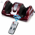 Therapeutic Shiatsu Foot Massager with High Intensity Rollers - Dark Red - Color: Dark Red - Cool Brand Designs