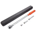 Torque Wrench, 1/2 - inch Drive Click Torque Wrench 20 - 250ft.lb/34 - 340n.m, Dual - Direction Adjustable Torque Wrench Set, Mechanical Dual Range Scales Torque Wrench Kit with Adapters Extension Rod - Cool Brand Designs