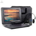 Trexonic 13.3 Inch Portable TV+DVD Player with Color TFT LED Screen and USB/HD/AV Inputs - Cool Brand Designs
