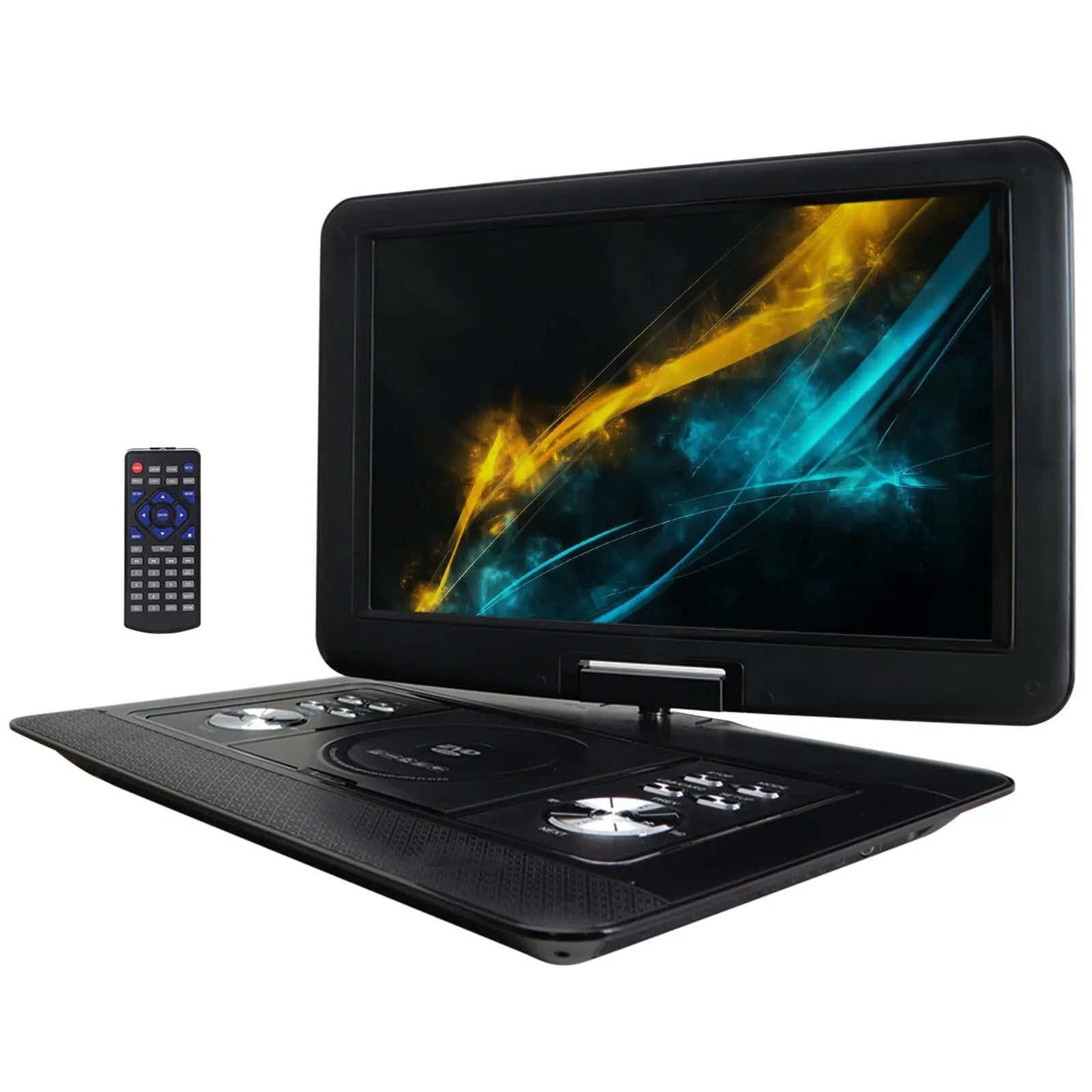Trexonic 15.4 Inch Portable DVD Player with TFT - LCD Screen and HDMI/USB/SD/AV Inputs - Cool Brand Designs