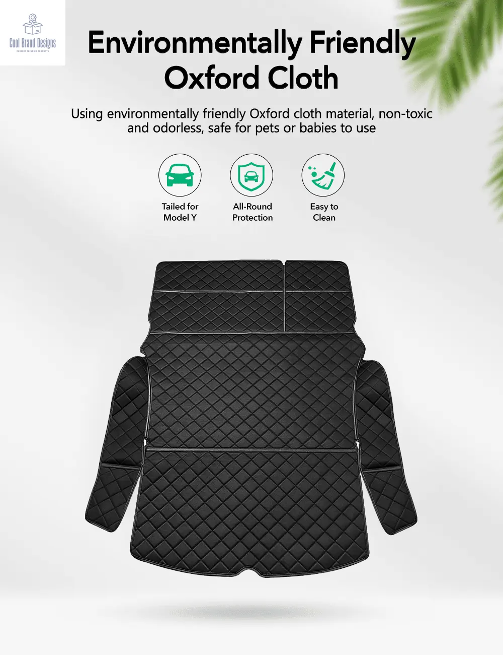 Trunk Mat Waterproof Car Dog Cover for Model Y | TESERY - Cool Brand Designs