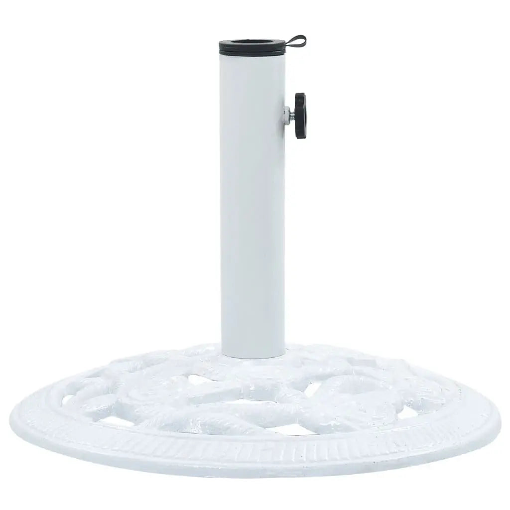 Umbrella Base White 19.8 lb 15.7" Cast Iron - Cool Brand Designs