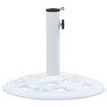 Umbrella Base White 19.8 lb 15.7" Cast Iron - Cool Brand Designs