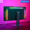 USB RGBIC LED Strip Lights for PC Monitor, App Controlled Gaming Backlight with Music Sync, 24 to 34 Inch Computer Screen LED Lighting for Gaming Room Decor - Cool Brand Designs