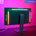 USB RGBIC LED Strip Lights for PC Monitor, App Controlled Gaming Backlight with Music Sync, 24 to 34 Inch Computer Screen LED Lighting for Gaming Room Decor - Cool Brand Designs