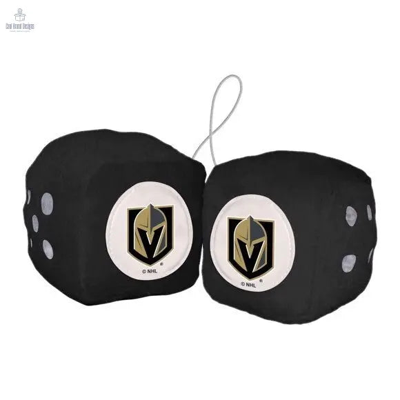 Vegas Golden Knights Fuzzy Dice - Cool Brand Designs