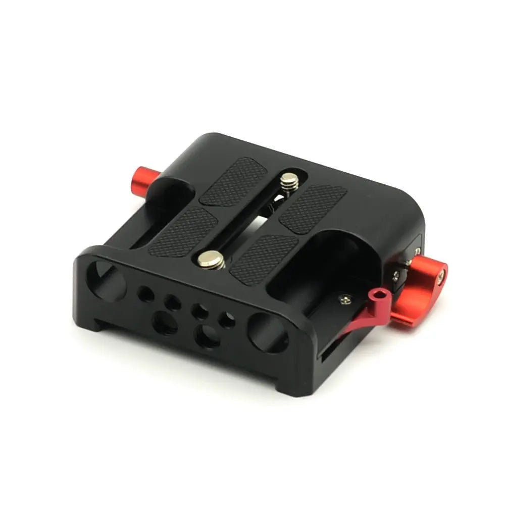 VELEDGE 15mm Camera BasePlate with ARRI Dovetail Plate black - Cool Brand Designs