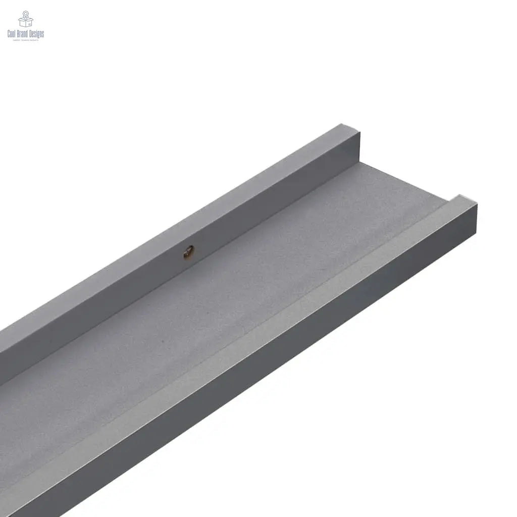 Wall Shelves 4 pcs Gray 31.5"x3.5"x1.2 - Cool Brand Designs