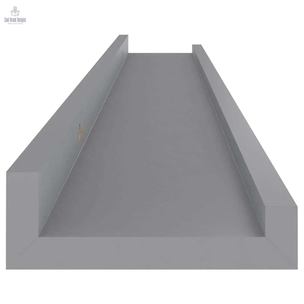 Wall Shelves 4 pcs Gray 31.5"x3.5"x1.2 - Cool Brand Designs