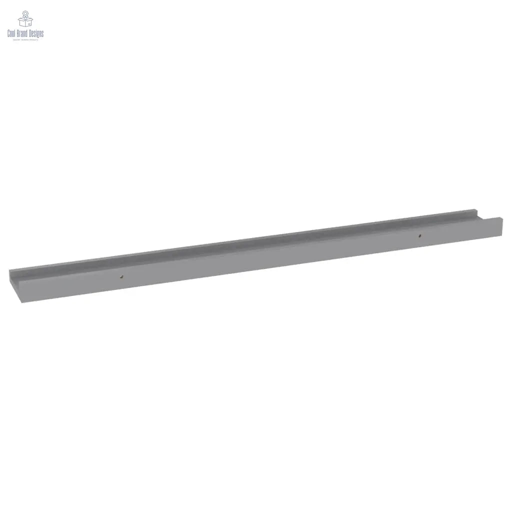 Wall Shelves 4 pcs Gray 31.5"x3.5"x1.2 - Cool Brand Designs