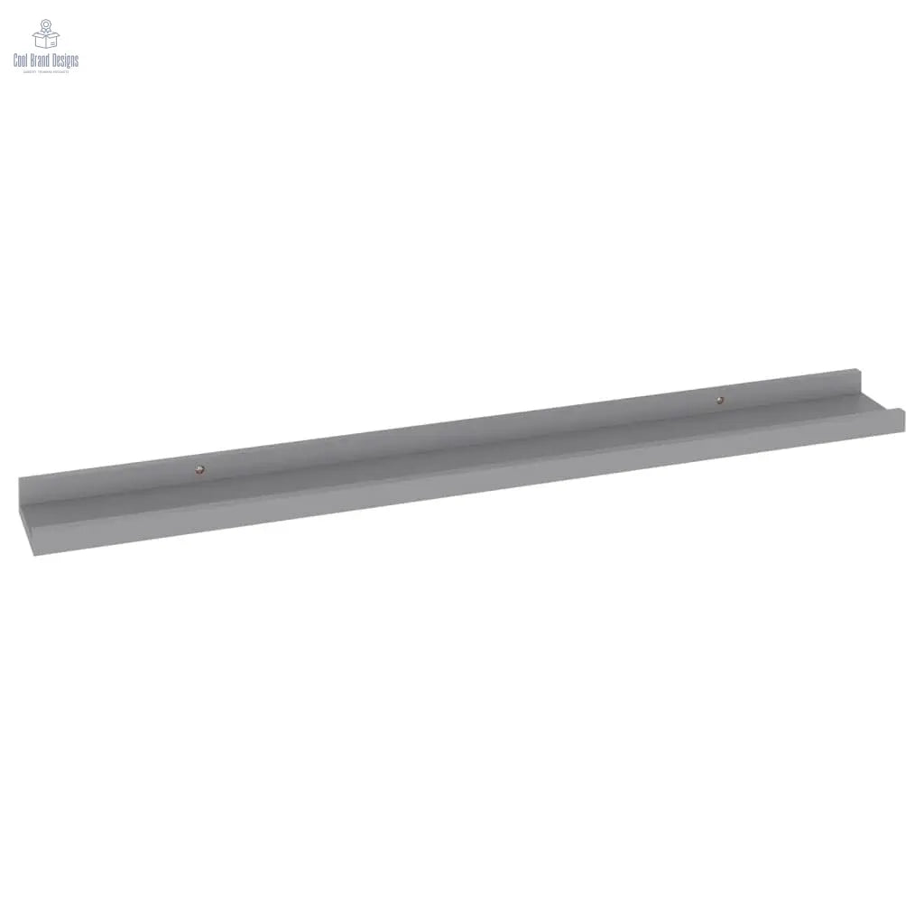 Wall Shelves 4 pcs Gray 31.5"x3.5"x1.2 - Cool Brand Designs